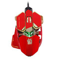  Jiansheng Family L10 Personalized Mouse Mechanical Custom Macro Programming Game Dazzling Mouse Flame Red (Mirror Version)