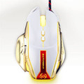  Batcavalry/dazzle customized macro programming backlight game mouse feel super Wrangler wired USB computer big mouse personality breathing light LOL S3300 golden pupil demon bat white
