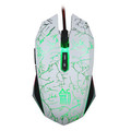  Jiansheng family X8 wired game mouse, luminous Wrangler style, user-defined macro definition, programmable version, LOL battle game, electronic competition, white enhancement, limited edition