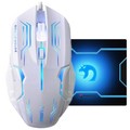  Batcavalry/dazzle customized macro programming backlight game mouse feel super Wrangler wired USB computer big mouse personality breathing light LOL L14 lion white